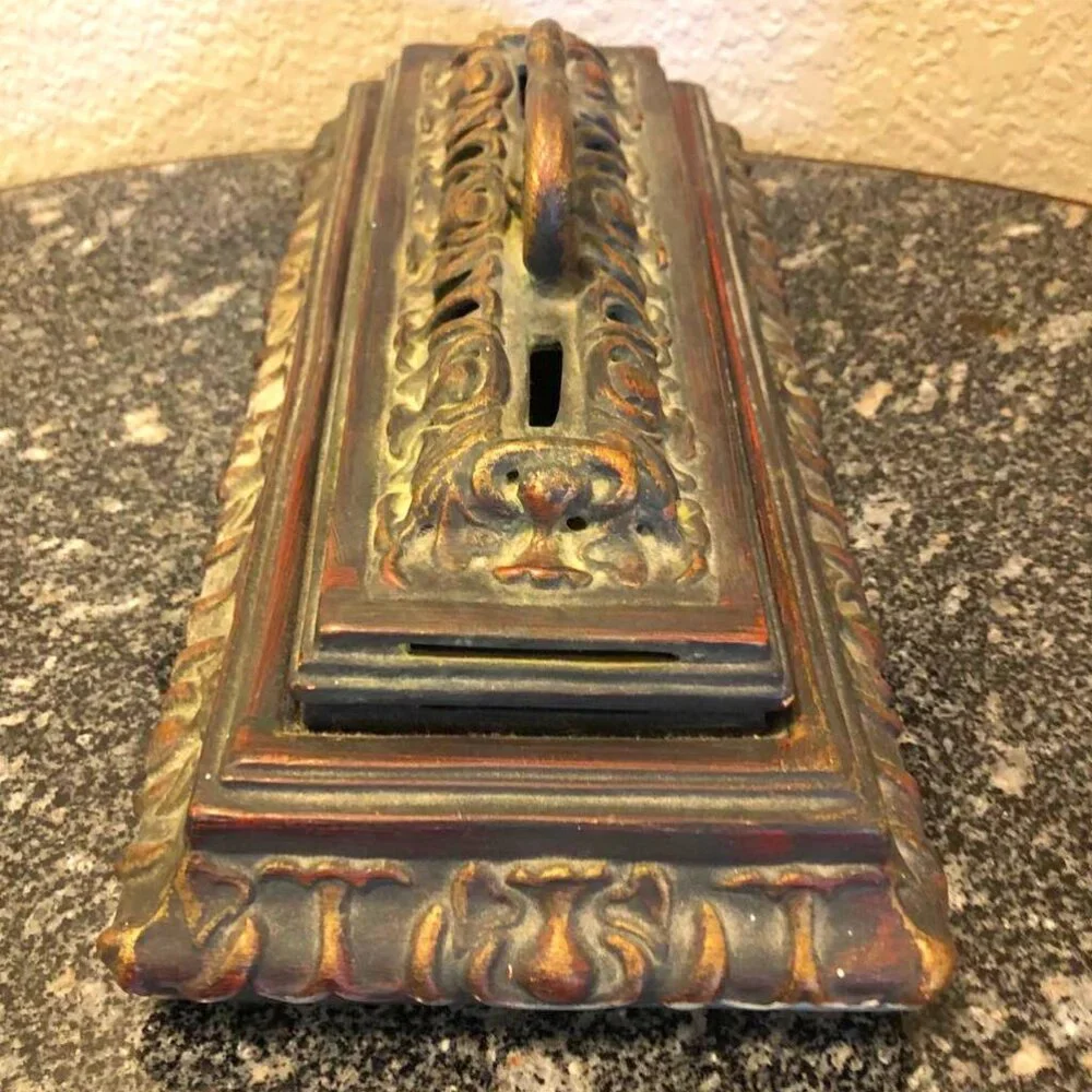 NWT ALEXANDRA'S ACCENTS Bronze Ceramic Air Purifying Lamp Fragrance Diffuser